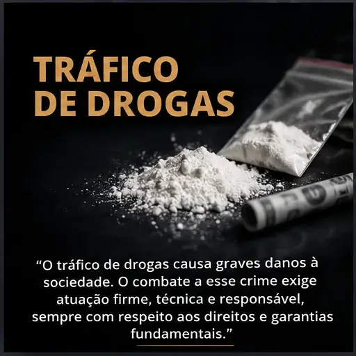 Advogado criminalista em Betim: defesa em tráfico de drogas